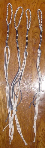 Set of 4 fringes (tzitzit)